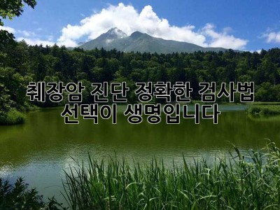 췌장암 진단: 정확한 검사법 선택이 생명입니다