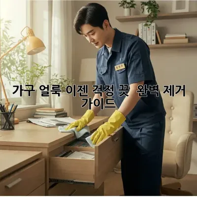 가구 얼룩, 이젠 걱정 끗! ✨ 완벽 제거 가이드